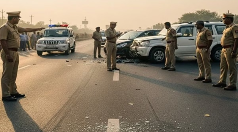 चूरू में भीषण सड़क हादसा: बोलेरो-डंपर टक्कर के बाद लगी आग, 3 लोगों की जिंदा जलकर मौत, 5 गंभीर घायल